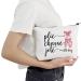 Ballerina Gift Cosmetic Bag for Ballet Teachers | Plie Chase Jet All Day Zipper Bag | Perfect Dance Lover Gift in White - Buy Online on GoSupps.com