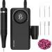 Delanie 35000 RPM Portable Nail Drill for Acrylic Nails Gel Nails Rechargeable E File Nail Drill for Manicure and Pedicure-Black