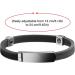 1/2pc Wrist Band - 20g Silicone Wristbands Custom Wrist Bands | Adjustable Hand Wrist Band Anti Static Wrist Strap Band Cordless Band Sports Wristbands Black Colour Hand Wrist band for Boys Adults 2pcs Black - Buy Online on GoSupps.com