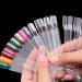 100 PCS Clear Fake Nail Swatches Display Sticks - Nail Art Tips Color Sticks for Gel Polish Practice - Buy Online on GoSupps.com