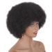 XTrend 8-Inch Short Afro Curly Wig - Heat-Resistant Synthetic Black Fluffy Hair for Black Women | 1B Color - Buy Online on GoSupps.com