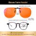 Goiteia 380-500NM Blue Light Filter Clip-On Gaming Glasses - AR-99% Orange | Improve Sleep & Enhance Gaming Experience | eSports Accessories - Buy Online on GoSupps.com