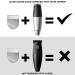 Bevel Square Trimmer Blade - Precision Beard Trimming for Men - Compatible with Bevel Trimmer - Silver - Buy Online on GoSupps.com