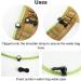 Buy Magnetic Tube Clip - Removable Drinking Bag Clamp & Tactical Hose Holder for Camping & Hiking - Black - Buy Online on GoSupps.com