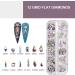 1 Set Multi Sizes Nail Crystal&Flat Back Round Rhinestones+Picking Up Pen+Tweezer DIY Nail Tool Kit - Buy Online on GoSupps.com
