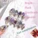 Almond Press on Nails | Medium Stiletto False Nails with 3D Jewel Rhinestones | Handmade Silver Glitter Full Cover Nails | Perfect Gift for Mother's Day - Buy Online on GoSupps.com