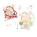 2 Pack Teething Toys for Babies 0-6-12-36 Months Soft Silicone Montessori Toys for Baby Toys 6 to 12 Months Baby Chew Toys Baby Rattle Teether Toddlers Sensory Toys Baby Girl Boy Gifts Navajo White + Milk White
