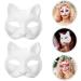 Pretyzoom 9-Piece DIY Cat Masks - Unpainted Animal Masks for Costume Props & Masquerade | International Shipping - Buy Online on GoSupps.com