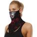 Youning triangular scarf neckerchief mouth protection 3D print unisex design for women men multifunctional cloth mouth protection christmas Santa Claus snowman bandana headscarf j unit size