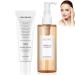 2 Pi ces Huile Nettoyante Visage + Relief Cream Hydratant Cr me Pommade Centella Huile Nettoyant l g re Doux et I ger Pas Serr Ensemble de Soins Nettoyants pour Toutes les Peaux
