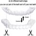 Brigt Cattle False Teeth Veneers - 2 Pair Provisional Dentures for a Perfect Smile | Temporary Cosmetic Prostheses for Men & Women with Mini Tweezers - Buy Internationally - Buy Online on GoSupps.com