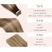 YDDM Tape In Extensions - Real Hair 20Pcs 55cm 50g Brown to Light Brown & Light Blonde - Invisible Tape Hair Extensions 22inch (2/6/18#) - Buy Online on GoSupps.com