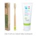 Rain Organic Bamboo Baby Kids Toothbrush - Safe Infant Toddler Toothbrush 6-12 Months+ | BPA-Free Biodegradable Wood, Extra Soft Bristles | Children's Dental Care (3 Pack) - Buy Online on GoSupps.com