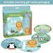Zoo Animals Baby Monthly Stickers - Jungle Milestone Set for Boy/Girl | Unisex Safari Newborn Monthly Milestones (Set of 24) - Buy Online on GoSupps.com