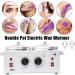EUNEWR 220V Wax Warmer 200W - Professional & Home Hair Removal with 4x100g Wax & 28 Swiping Poles - Buy Online on GoSupps.com