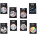 8 Wheels Metal Nail Art Decorations Colorful Mixed Metal Nail Art Nail Rhinestones 3D Shell Flower Glitters Flower Shell Beads(001) - Buy Online on GoSupps.com