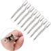Minkissy 20pcs Styling Hair Clips Sectioning Clips Stainless Steel Salon Duckbill Clips Metal Alligator Hair Clips for Salon Barber Hairdressing Tool(Silver) - Buy Online on GoSupps.com