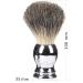 Longsea Premium Shaving Brush - Pure Roof Hair & Luxurious Metal Handle for Foam & Soap - No Bristle Loss - Perfect Gift for Men (Silver) - Buy Online on GoSupps.com