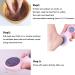 2 in 1 Foot File Nano Glass Feet Callus Remover Sandpaper File Scrubber High-Density Fine Crystal File Not Hurt Your Feet for Home Salon Foot Care Travel Use - Buy Online on GoSupps.com