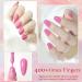 Pink Nail Polish - Dusky Pink Nail Varnish - Summer Coloured Grey Pink Quick Dry Nail Varnish - Water Based Chip Resistant No Need UV Air Dry DIY Nail Art (Dark Pink) - Buy Online on GoSupps.com