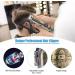 Pro Hair Clipper USB Rechargable Hair Trimmers LCD All Metal Body Hair Clippers Professional Barber Electric Cutter Charging Base - Buy Online on GoSupps.com