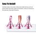 Justotry 2 Set Pink Nail Stand - Press On Nails Display & Tips Holder for Beginners | Acrylic Nail Accessories & DIY Manicure Tool - Buy Online on GoSupps.com