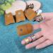 10 Pcs Metal Thimble Set with Leather Finger Protectors - Sewing & Stitching Finger Protection - Buy Online on GoSupps.com