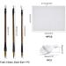 PandaHall 14pcs Chinese Calligraphy Set with Reusable Water Writing Cloth - Traditional Brushes for Beginners Practice | 17x13 White - Buy Online on GoSupps.com