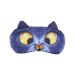 Cute 3D Animal Sleep Mask Cat Dog Eye Mask Eyeshade for Kids Girls Women Adults (British Shorthair) Blue