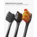 Zahnheld Super Set: Electric Sound Toothbrush Gero & Aquadent Oral Shower | Brush Head & Travel Case Included | Effective Black & White Tooth & Interdental Cleaning - Buy Online on GoSupps.com