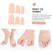 Healifty 8 Pairs Silicone Toe Tubes Protector - Foot Protectors for Feet, Toe Orthotic Separator for Toe Valgus Relief - 6x3cm - Buy Online on GoSupps.com