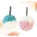 Angoily Shower Ball Mesh Sponge - 2pcs Large Bath Pouf for Women | International Shipping Available - Buy Online on GoSupps.com