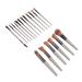 Face Powder Applicator Cosmetic Brush Set 18 Pieces Ergonomic Design Synthetic Fiber Aluminum Tube Multi-Purpose for Eyebrows Soft and Silky Blush Lips