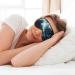 SSIMOO Within The Tides Print Ultra-Soft Light-Blocking Eye Mask - Optimal Comfort for Restful Sleep Black | International Shipping Available - Buy Online on GoSupps.com