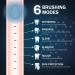 USB Rechargeable Electric Toothbrush - 6 Modes 5 Brush Heads & Facial Cleansing Head - Powerful Whitening & Oral Care Solution - Buy Online on GoSupps.com