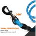 Taglory Reflective Dog Leash - Comfortable Padded Handle Soft Nylon for Large Dogs 150x1.2cm - Perfect for Training & Walks - Blue - Buy Online on GoSupps.com