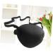 TOVINANNA 2pcs Lazy Eye Patch Single Eye Cover Pirate Eye Patch Costume Eye Patch Adjustable Eye Patch Black - Buy Online on GoSupps.com