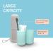 2Pcs Travel Toothbrush Holder - Portable Case for Traveling, Camping, Business Trip - Multifunction Toothbrushes & Toothpaste Set - Green & Grey - Buy Online on GoSupps.com