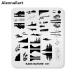 Alexnailart Nail Stamp Plate - Natural Landscape Sunset & Starry Sky Design | DIY Manicure Tool for Stunning Nail Art - Buy Online on GoSupps.com
