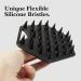 Linkidea Silicone Beard Scrubber | Facial Exfoliator & Deep Cleansing Beard Brush for Men - Black - Buy Online on GoSupps.com