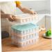 GLEAVI 1pc Kitchen Home Case Shop Egg Eggs Cover Blue for Protective Stackable with Storage Container Blue 32*21.5cm - Buy Online on GoSupps.com