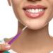 100pcs Interdental Tooth Flossing Brushes - Purple Braces Cleaning Picks for Oral Care - Buy Online on GoSupps.com