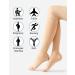 Buy 2 Pairs Medical Compression Stockings for Men & Women | 20-30 mmHg Class 2 | Open Toe Support for Varicose Veins & Edema - XL 2X Beige - Buy Online on GoSupps.com