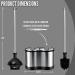 Stainless Steel Toilet Brush and Plunger Combo Set - ToiletTree Modern Deluxe 2 Pack - 4.5 x 9.75 x 18.5 - Buy Online on GoSupps.com