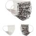 BAF Community Masks 2 via Pack Set Unisex makeshift mask Agible Mundsprung Mund and nose protection turning mask with motif cotton bci washable 1 piece (2-pack) FlowerPower-13