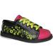 Pyramid Women's Rain Black/Hot Pink/Lime Green Bowling Shoes 5