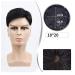 Blue Wig Toupee for Men | Human Hair V-Looped Hairpieces - Ultra Thin Skin 16x18cm & 18x20cm - Buy Online on GoSupps.com