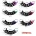 MAGICLULU 35 Pairs Colored False Eyelashes Halloween Lashes Cat Eye Lashes Fluffy Wispy Lashes Russian Strip Lashes Fluffy Fake Eyelashe False Lashes Cosplay Imitation Extend - Buy Online on GoSupps.com