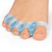 Bukihome 8 PCS Toe Separators  Bunion Corrector  Toe Spacers to Separate Overlapping Toes  Relieve Bunion Pain Crooked Toes  Bunion Corrector for Women & Men 8flash Blue