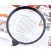 Magnifying Glasses Educational Hobby Magnifiers Large Mirror 120Mm High-Definition Magnifying Glass Reading 5 Times Handheld Old Magnifying Glass Reading for The Elderly Comfortable Anniversary - Buy Online on GoSupps.com
